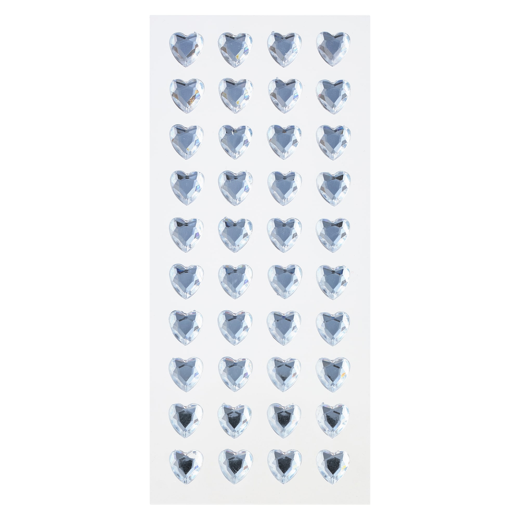 Recollections™ Clear Heart Rhinestones
